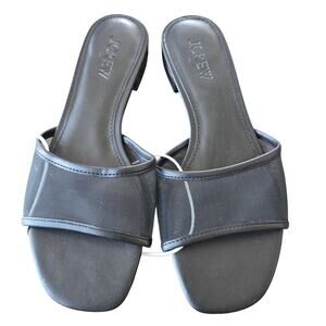J. Crew Factory Mesh Slide Sandals Size 5 NWOB